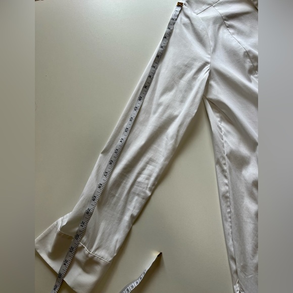 WHBM - White Long Sleeve Button Down Tunic - Picture 3 of 7